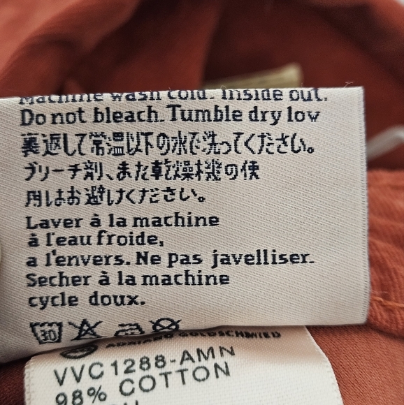AG Adriano Goldschmied Pants Womens‎ Size 28R Orange Corduroy Skinny New - Picture 7 of 13
